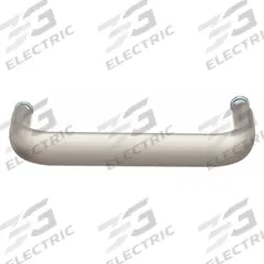 MONROE PMP Pull Handle: Threaded Holes, Stainless Steel, Silver, 5 in Mounting Hole Center to Center (MPN PH-0193). Key specifications — Screw Size: M6; Brand: MONROE PMP; Color: Silver.