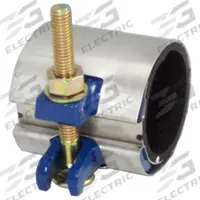SMITH-BLAIR Pipe Repair Clamps: For 3/4 in Pipe, 3 in Overall Lg, 304 Stainless Steel (MPN 24400008803000). Key specifications — Brand: SMITH-BLAIR; Bolt Material: Steel; Maximum Operating Pressure: 150 psi; Maximum Vacuum Pressure: 10 psi; Gasket Material: Nitrile Rubber.