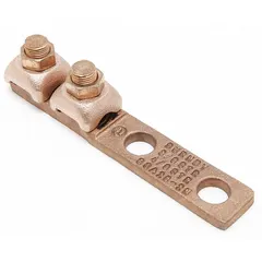 BURNDY Wire Connector: 3/0 AWG – 4/0 AWG Wire Sizes, 1/2 in Stud Size, Unplated Copper Lug Body (MPN QQA282N). Key specifications — Brand: BURNDY; For Wire Material: Copper; Maximum Stranded Copper Wire Size: 4/0 AWG; Minimum Stranded Copper Wire Size: 3/0 AWG; Lug Material: Unplated Copper.