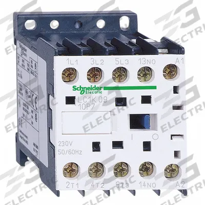 SCHNEIDER Miniature IEC Magnetic Contactor: Non-Reversing, 3 Poles, 3NO Contacts - Miniature, Non-Reversing IEC Contactors