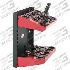 HUOT CNC Tool Rack: For HSK100A Taper, 16 Compartments (MPN 56780). Key specifications — attr1032828: HUOT; attr1036351: 56780.