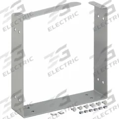 HOFFMAN Wireway U-Connector: 8 in Wd, 8 in Ht, 14 ga Gauge, 1, Without Knockouts, Steel, Painted (MPN F88GUC). Key specifications — Brand: HOFFMAN; Finish: Painted; With/Without Knockouts - Broad: No.