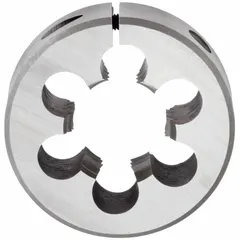 APPROVED VENDOR Round Threading Die: M30x3.5 Metric, 2 1/2 in OD, Adj, High Speed Steel (MPN 10T923)