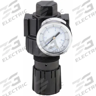 Parker Compressed Air Regulator: Zinc, 1/2 in NPT, 90 cfm, 2 psi to 125 psi - Parker FRL Air Regulators
