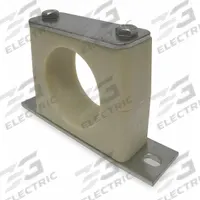 BEHRINGER PIPE SYSTEMS Beta Clamp: Smooth Bore, 316 Stainless Steel Clamp, Santoprene Cushion (MPN BSBX7200-SP)