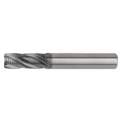 WIDIA HANITA Roughing End Mill: Carbide, AlTiN Coated, 3 Flute, 8 mm Mill Dia, 16 mm LOC, 0.3 mm Chf (MPN 497608003T)