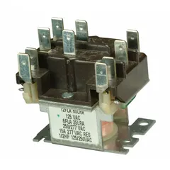 WHITE-RODGERS Magnetic Relay: Surface Mounted, 66 mA Current Rating, 115/120V AC, DPDT (MPN 90 341S1). Key specifications — Brand: WHITE-RODGERS; Mounting Style: Universal; Electrical Connection: Quick-Connect; Manufacturer Part Number: 90 341S1; Operating Current: 15 A at 277V AC (Resistive Load).