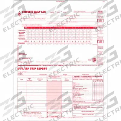 JJ KELLER Drivers Daily 3 In 1 Logbook: Driver's Daily 3-in-1 Log Book, Carbonless - Combination Logbooks