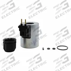 PARKER Coil Kit, Replacement Coil: Mfr Part # CK1860457-30-12-UL, DIN Electrical Connection Type. Key specifications — attr1018506: PARKER; attr1018513: DIN; attr1018505: CK1860457-30-12-UL; attr1018522: 12 VDC.