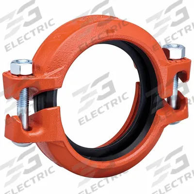 VICTAULIC Clamp Coupling: Rigid Bolted Clamp, 2 1/2 in x 2 1/2 in, Ductile Iron - Grooved Pipe Couplings