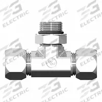 WEATHERHEAD Compression Tee Fitting: 1/2 in OD x 1/2 in OD x 1/2 in OD Size, 2 1/2 in Overall Lg (MPN 7715X08X08X08). Key specifications — Brand: WEATHERHEAD; Series: 7000 Series Ermeto.