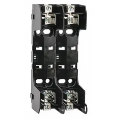 BUSSMANN Fuse Block: Open Block Design, 2 Pole, 600 V AC, Box Lug, Non-Indicating (MPN HM60030-2CR). Key specifications — attr233046: BUSSMANN.