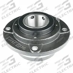 TIMKEN Flange Mount Bearing: Tapered Roller, 2 3/16 in Bore, Cast Iron, Concentric Collar, Circular (MPN E-PF-TRB-2-3/16). Key specifications — Bore Type: Cylindrical; Brand: TIMKEN; Lubricant Material: NLGI 2 Lithium Complex Grease; Mounting Bolt Size: 1/2 in; Split Housing: Not Split; System of Measurement: Inch.