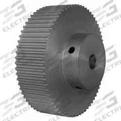 DAYTON Timing Pulley: Modified Curvilinear, Fixed, For GT Timing Belt Section, For 15 mm Belt Wd (MPN 68-3P15-6A4). Key specifications — Brand: DAYTON; Finish: Clear Anodized; For Belt Series: Powerhouse®.
