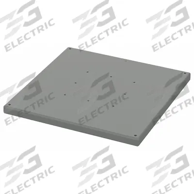 HOFFMAN Pedestal Base: Steel, 18 in x 18 in - Pedestal Bases