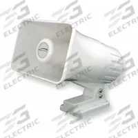 SPECO TECHNOLOGIES PA Horn: Powered, 1-Way, 8 ohm Impedance, 6 in Overall Wd, 4 in Overall Ht (MPN SPC12RP). Key specifications — attr1056470: Outdoor; attr1056495: Powered.