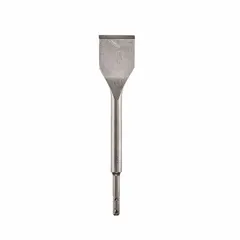 MILWAUKEE Self Sharpening Chisel Bit: 1 7/8 in Head Wd, 9 1/2 in Overall Lg, 25/64 in Shank Dia (MPN 48-62-6030). Key specifications — attr253714: Tile; attr277143: MILWAUKEE.