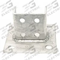 Strut Channel Fitting: 1 5/8 in x 3 1/4 in For Strut Channel Size, 8 Holes, 9/16 in Hole Dia (MPN V70SQS2). Key specifications — For Strut Channel Size: 1-5/8 in x 3-1/4 in; Manufacturer Part Number: V70SQS2; Brand: VAST; Material: 316 Stainless Steel.