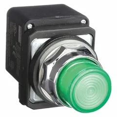 DAYTON Pilot Light: 30 mm Panel Mounting Size, Green, LED, 120 V AC Max Volt Rating (Supply) (MPN 30G399). Key specifications — Series: Dayton; Brand: DAYTON; Includes Push-To-Test: No Push-To-Test Included.