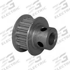 DAYTON Timing Pulley: Curvilinear, Fixed, For 6 mm Belt Wd, 18 Teeth, 3 mm Pitch, Aluminum (MPN 18-3M06M6FA6). Key specifications — Brand: DAYTON; Finish: Clear Anodized; For Belt Series: Powerhouse®.