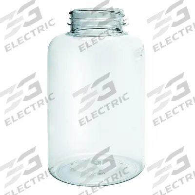 QORPAK Packer Bottle: PET, 120 mL, 4 fl oz, Colorless, 38-400 mm, No Closure, No Closure - PET Wide Mouth Round Lab Bottles