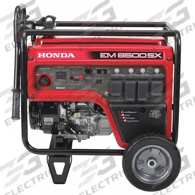 HONDA Portable Generator: Conventional, Gasoline, 5,500 W Running, 6,500 W Starting - Conventional Generators
