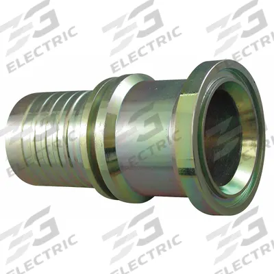 AEROQUIP Hydraulic Flange Fitting: 2 in Hydraulic Hose I.D., 2 in Hydraulic Flange Size - Barbed Hydraulic Flange Fittings