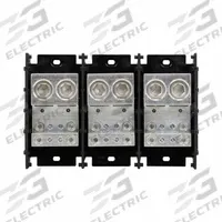 BUSSMANN Power Distribution Block: Open, Lug, Lug, 2 AWG – 600 kcmil For Line Side Wire Sizes (MPN 16528-3). Key specifications — attr1361688: Surface; attr1308686: BUSSMANN; attr1361672: Copper.