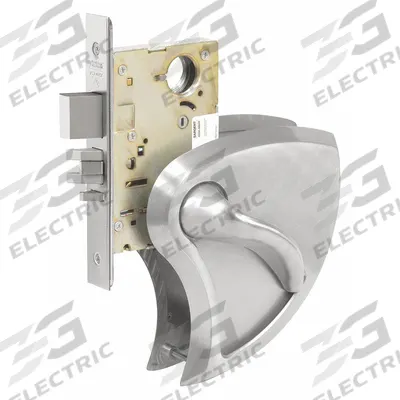 CORBIN RUSSWIN Door Lockset: Privacy Lever Locksets, Stainless Steel