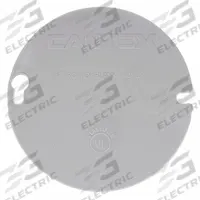 CANTEX Plastic Ring Cover: Blank, PVC, 4 in Overall Wd, 0.13 in Overall Dp (MPN EZYKLR). Key specifications — Brand: CANTEX; Material: PVC; Cover Design: Blank.