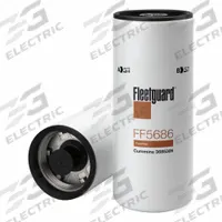 FLEETGUARD Automotive Fuel Filter: 15 3/16 in Overall Lg, 4 3/4 in Outside Dia, Diesel Fuel, Diesel (MPN FF5686). Key specifications — attr434022: FLEETGUARD; attr1017112: Buses; attr1017113: Kenworth.