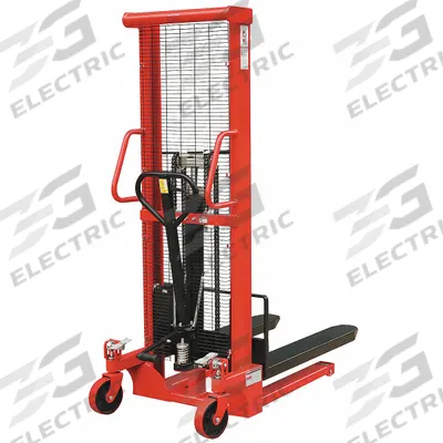 Dayton Stacker: 2,000 lb, 43 in L x 6 1/4 in W Fork - Fork-Over Stackers