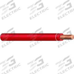 Wire: Copper, 14 AWG, 1 Conductors, Solid, Red, 25 ft Lg, THHN/THWN (MPN 11581685). Key specifications — Voltage: 600 V; Brand: SOUTHWIRE.