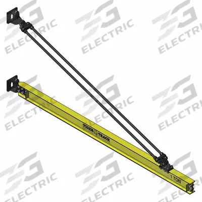 HARRINGTON Jib Crane: Wall Mounted, 2,200 lb Load Capacity - Wall-Mounted Jib Cranes
