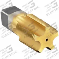 CHICAGO-LATROBE Pipe and Conduit Thread Tap: 1 1/4"-11.5 NPT, 5 Flute, Semi-Bottoming Chamfer (MPN 385680)