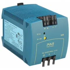 PULS DC Power Supply: DIN Rail, 95 W Output Power - Rated, 4 A Current - Output, Single Phase (MPN ML95.100). Key specifications — attr1044898: Single; attr1044874: Plastic; attr1044879: 290V DC; attr211400: PULS.