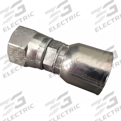 AEROQUIP Hydraulic Crimp Fitting: Steel x Steel, Straight, -6 For Hose Dash Size - Aeroquip Crimp Hydraulic Hose Fittings with JIC Connection