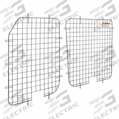 WEATHER GUARD Van Window Screen: Van Window Screen, Steel, 23 in Overall Wd, 21 in Overall Ht - Van Window Screens