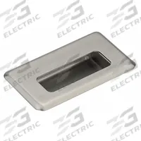 SUGATSUNE Recessed Pull Handle: Threaded Holes, Stainless Steel, Silver, Tray, 3.8 in Overall Lg (MPN HH-FC-3/S). Key specifications — Mounting Type: Threaded Holes; Brand: SUGATSUNE; Color: Silver; Finish: Satin; Material Family: Stainless Steel.