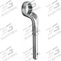 FACOM Box End Wrench: Satin, 30 mm Head Size, 8 1/4 in Overall Lg, Offset, 30° Head Offset Angle (MPN FM-54A.30). Key specifications — attr309427: Satin; attr309429: No; attr324926: FACOM.