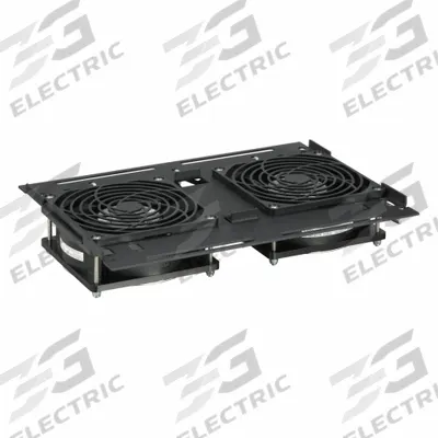 RITTAL Air Distribution Fan: 102 cfm Airflow @ 0.000 in SP, Air Distribution Fan - Equipment Rack Cooling Fan Tray