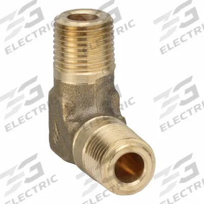 LEGRIS Metal Pipe Elbow: 90° Elbow, 1/8 in x 1/8 in - Threaded High-Pressure Pipe Fittings