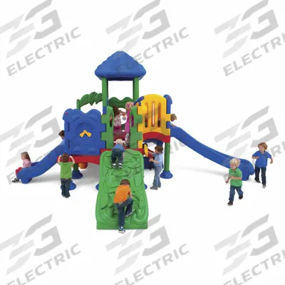 ULTRAPLAY Playground: Anchor Bolt, 32.3 ft Installation Zone Lg - Playground Structures with Ground Spike Mounting