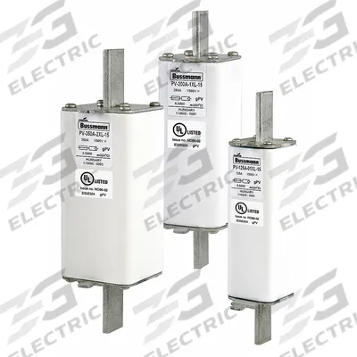 BUSSMANN Solar Fuse: PV-L Series, Fast-Acting, 630 A - Fast-Acting Blade Fuses
