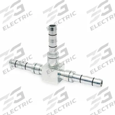 AEROQUIP Tee Hose Fitting: Tee Splicer Fitting, 12 Dash Size - E-Clip Hose Fittings