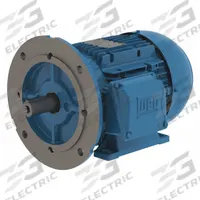 WEG Metric Motor: 1 1/2 hp, C-Face/Rigid Base Mount, 90S Frame Size, Totally Enclosed Fan Cooled (MPN 13984005). Key specifications — Brand: WEG; Nameplate Voltage @ 60 Hz: 460V AC; Full Load Amps @ 60 Hz: 2.05 A; Nameplate RPM @ 60 Hz: 1762 RPM; Motor Enclosure: TEFC.
