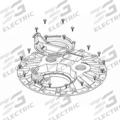 LIBERTY PUMPS Cover: Mfr Part # K001436, Includes Mounting Screws, 2 in Connection Thread Dia - Replacement Basins & Basin Covers for Dewatering & Wastewater Pumps