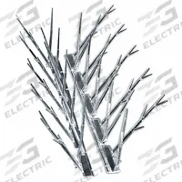 BIRD-X Bird Repellent Spikes: Std, Plastic Base, Clear, 50 ft Overall Lg, Plastic Spikes (MPN SP-50). Key specifications — Brand: BIRD-X; Spike Material: Plastic; Targeted Birds: Starlings; Base Material: Plastic; Ledge Width: Standard.