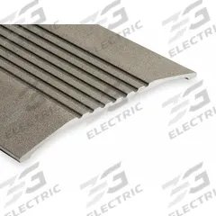 NATIONAL GUARD Door Threshold: Saddle, Aluminum, 4 ft Lg (MPN 426SIA-4). Key specifications — Brand: NATIONAL GUARD; Transition Type: Fluted.