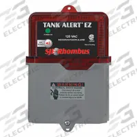 SJE-RHOMBUS Water Alarm: High Level, 120V AC, Auto, 82 dB, Audio/Visual, 1 Alarm Inputs, 3R (MPN TA-EZ-01HTB). Key specifications — Brand: SJE-RHOMBUS; Nameplate Voltage: 120V AC; Manufacturer Part Number: TA-EZ-01HTB; Switch Type Included: Tether Float; Battery Backup: No.